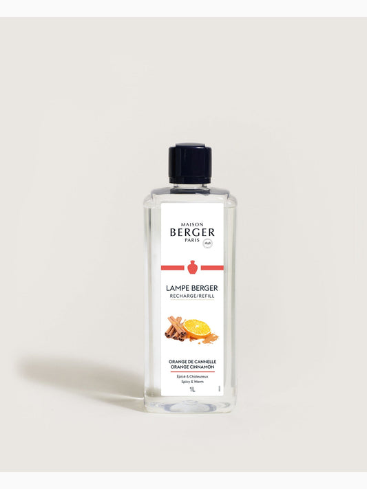 Orange de Cannelle Lamp Refill 1 L, Lampe Berger