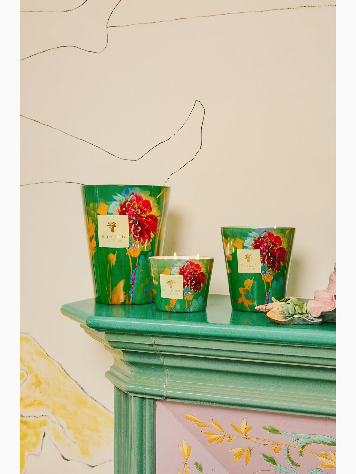 Arty Flowers Bouquet Scented Candle, Max 16, Baobab Collection (2)