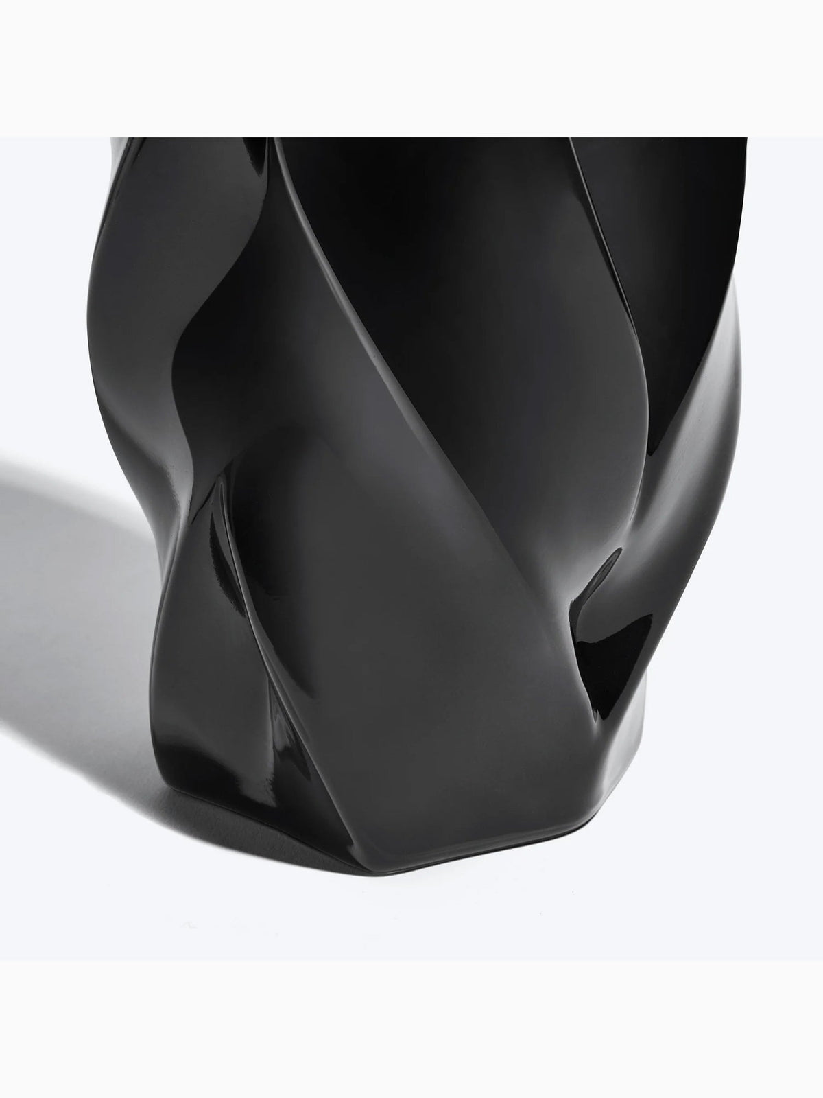 Braid Vase Small, Black, Zaha Hadid Design
