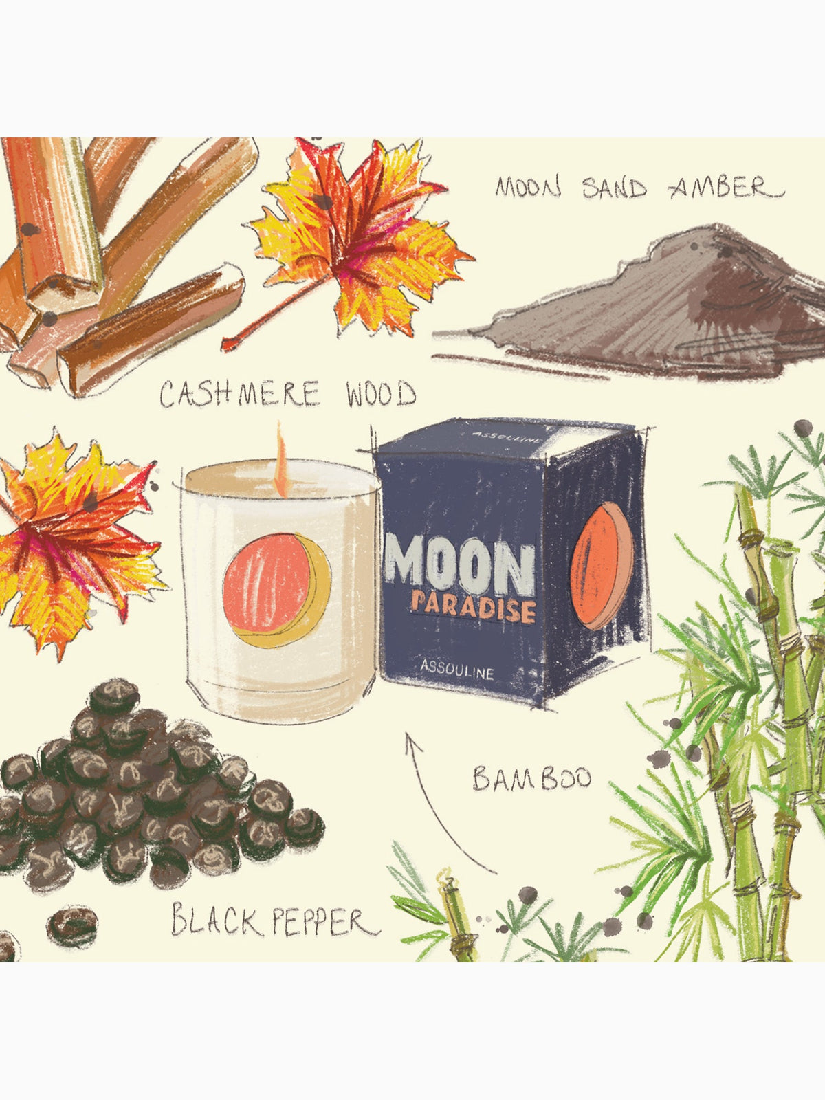 Moon Paradise Travel From Home Candle, Assouline (3)