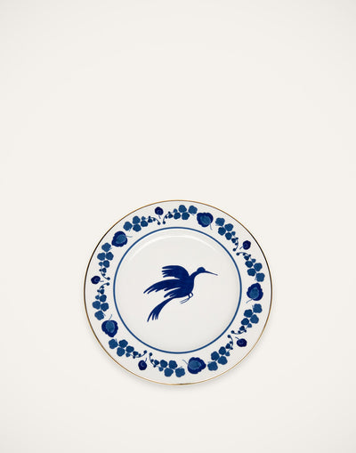 Wildbird Charger Plate, Blue, La DoubleJ