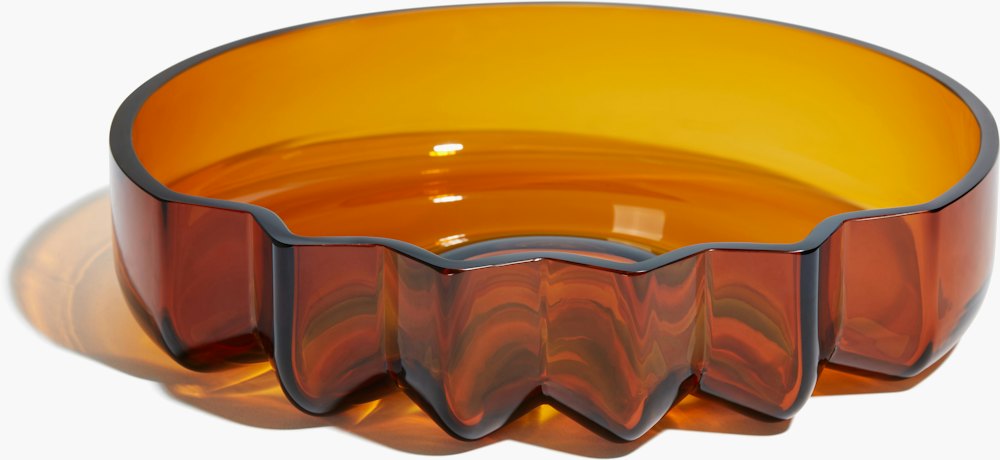Pulse Platter, Amber, Zaha Hadid Design