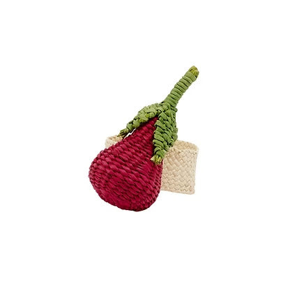 EGGPLANT NAPKIN RING