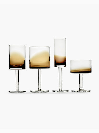 Zuma White Wine Glass, Amber, Serax (5)
