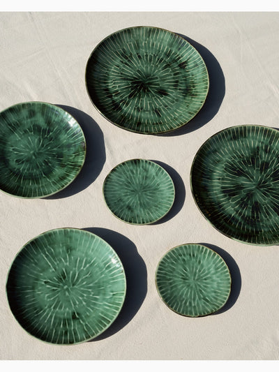 Verde Lanza Starter Plate, Green, Serax (3)