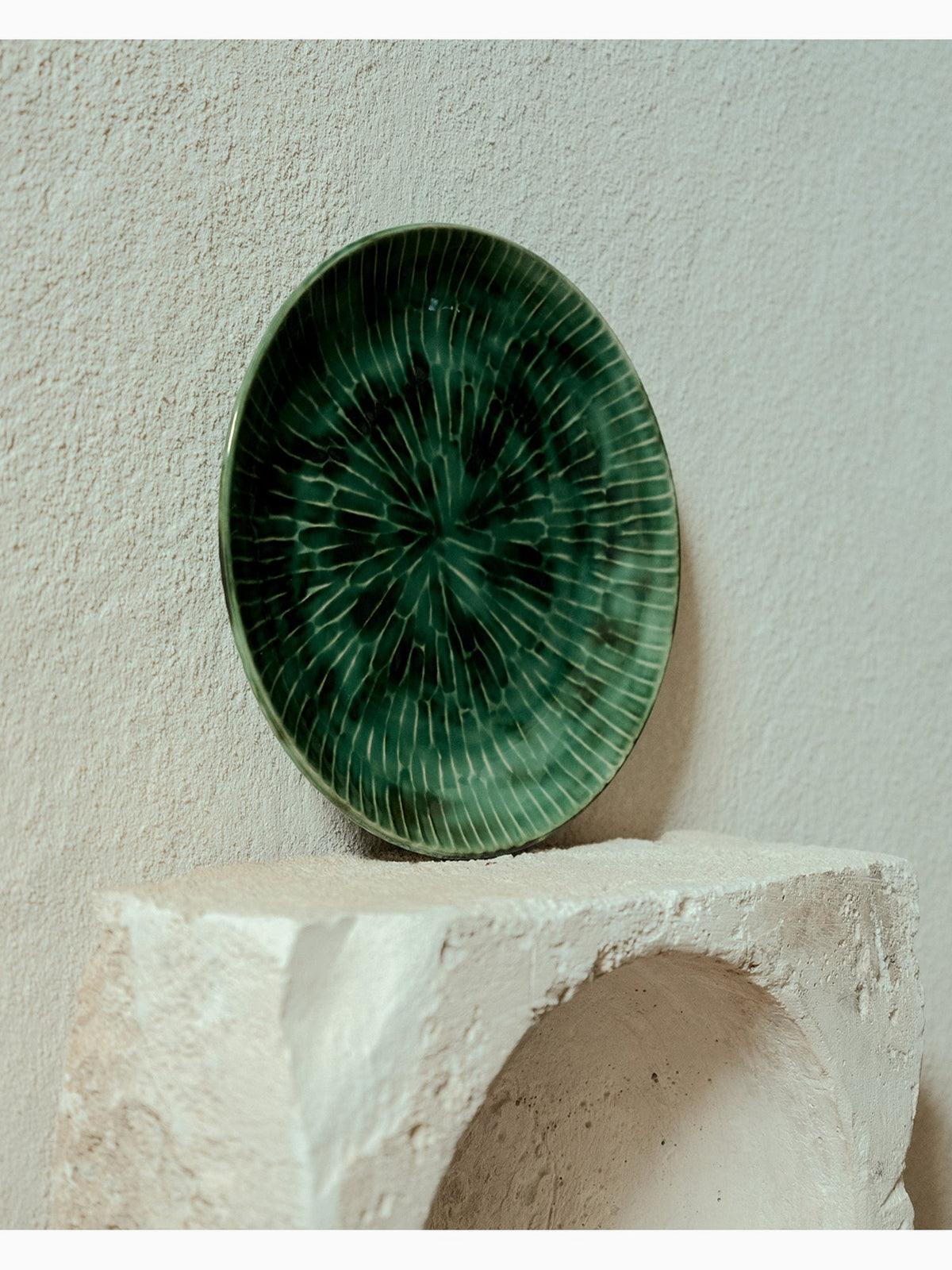 Verde Lanza Dinner Plate, Green, Serax (3)