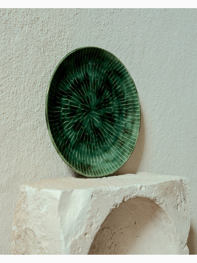 Verde Lanza Dinner Plate, Green, Serax (3)