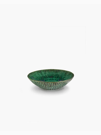 Verde Lanza Serving Plate S, Green, Serax