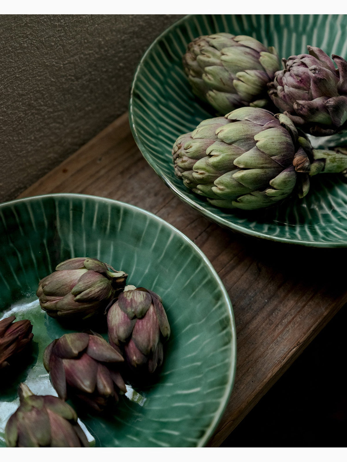 Verde Lanza Serving Plate S, Green, Serax (2)