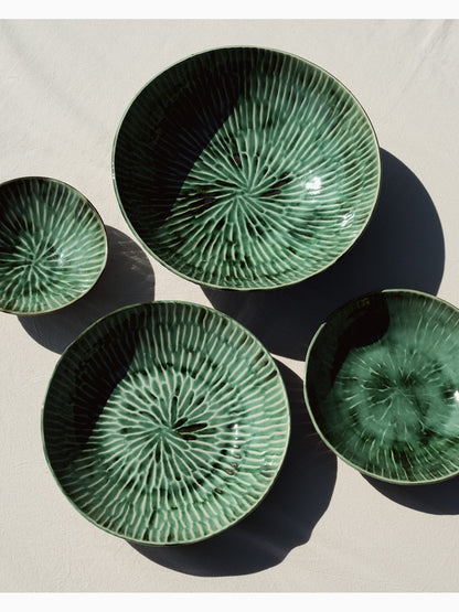 Verde Lanza Serving Plate S, Green, Serax (3)