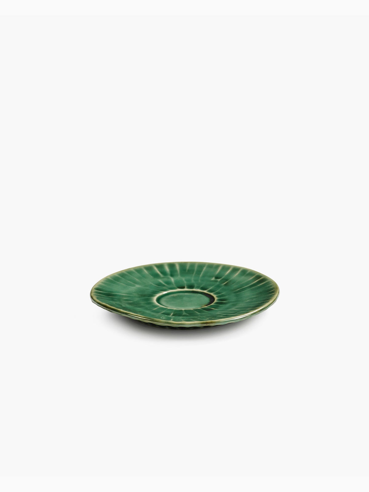 Verde Lanza Espresso Saucer, Green, Serax