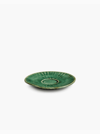 Verde Lanza Espresso Saucer, Green, Serax