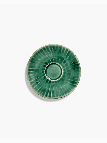 Verde Lanza Espresso Saucer, Green, Serax (3)