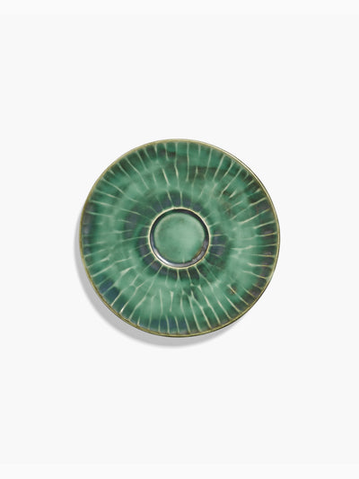 Verde Lanza Cappuccino Saucer, Green, Serax (3)