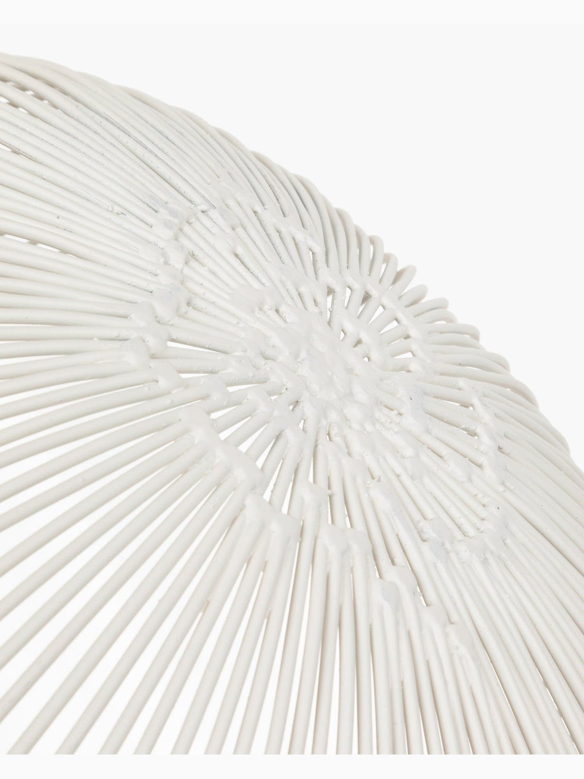 Meo Oval Iron Basket, White, Serax (4)