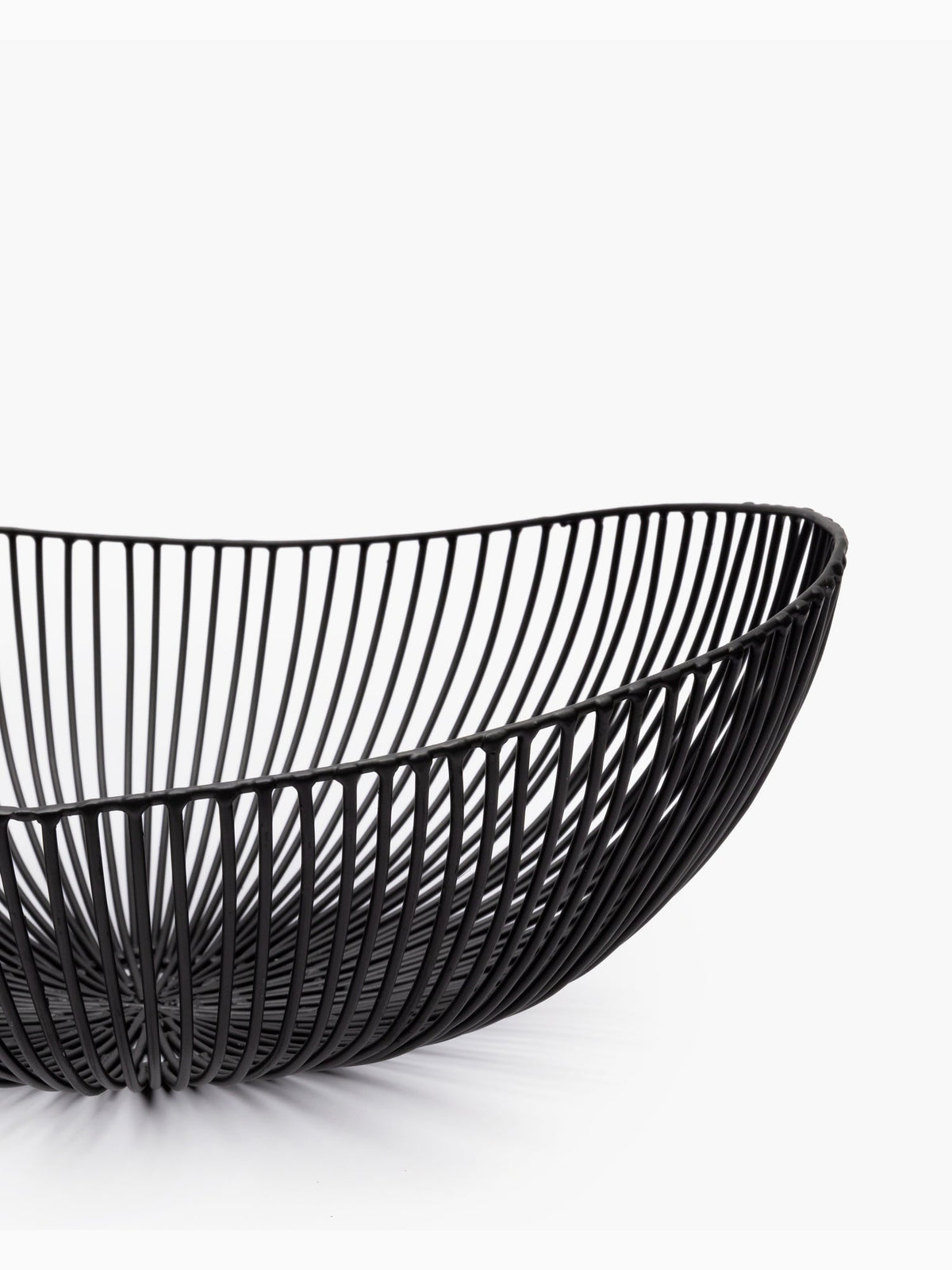Meo Oval Iron Basket, Black, Serax (2)