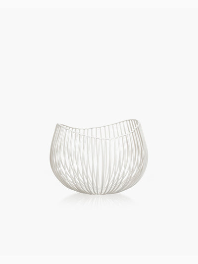 Gio Iron Basket, White, Serax