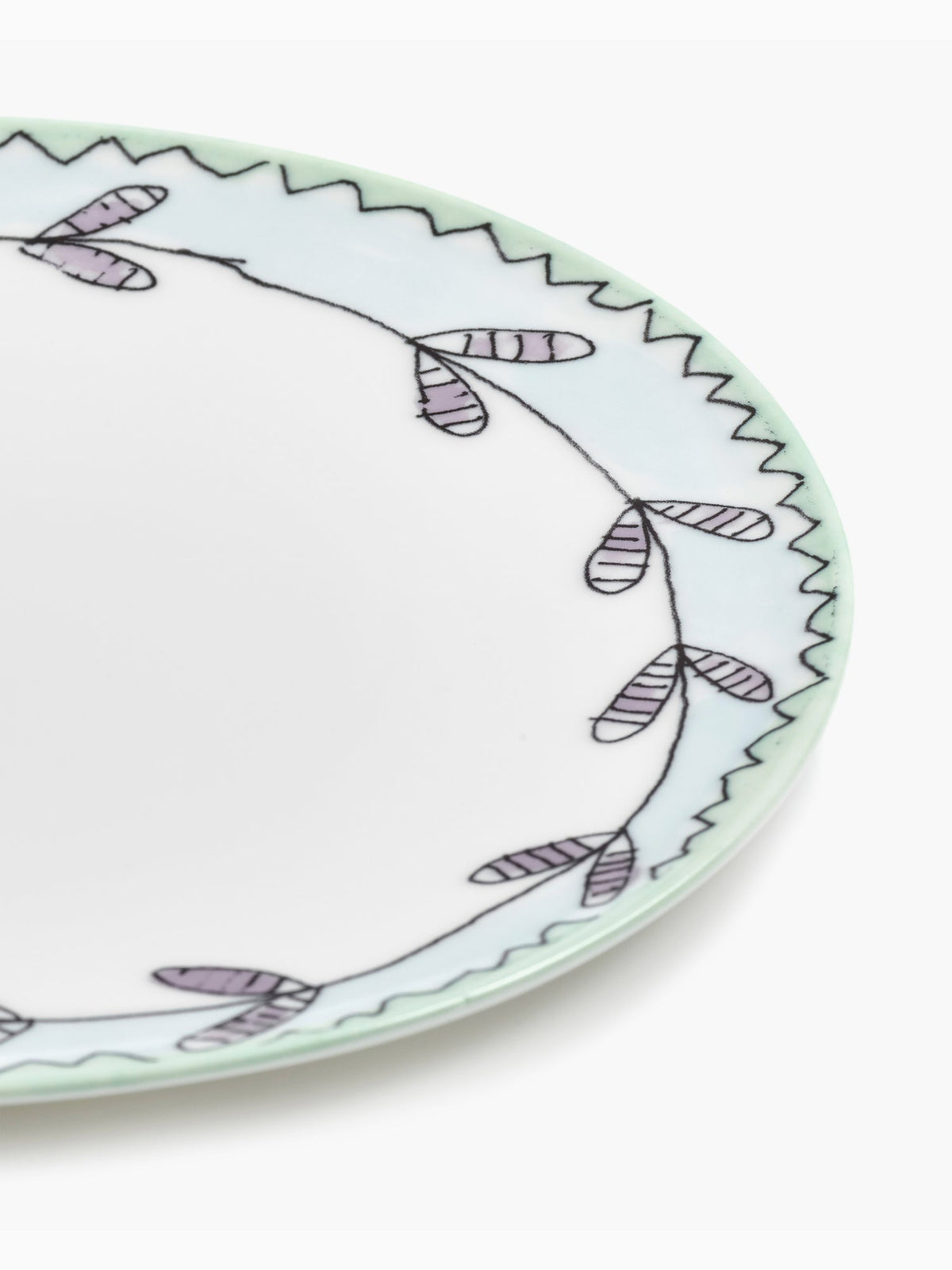 Midnight Flowers Plate XS, Blossom Milk, Serax (5)