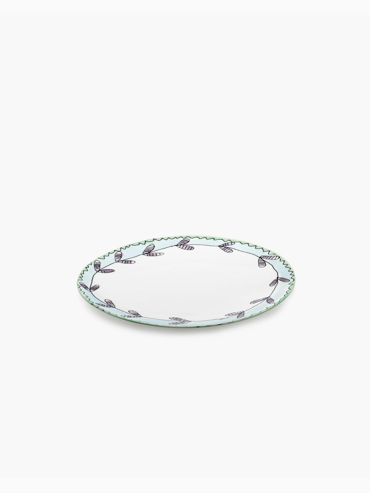 Midnight Flowers Dinner Plate, Blossom Milk, Serax