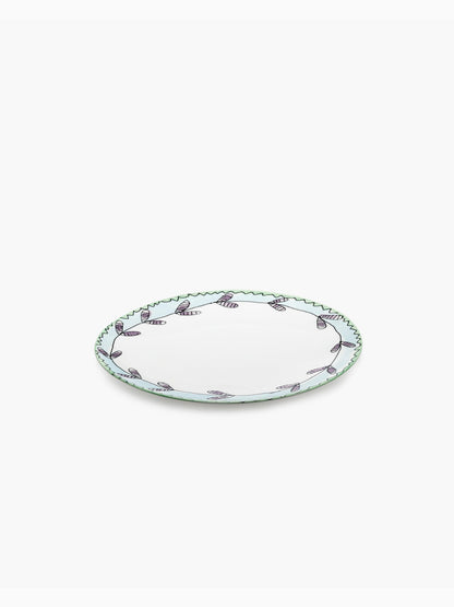 Midnight Flowers Dinner Plate, Blossom Milk, Serax