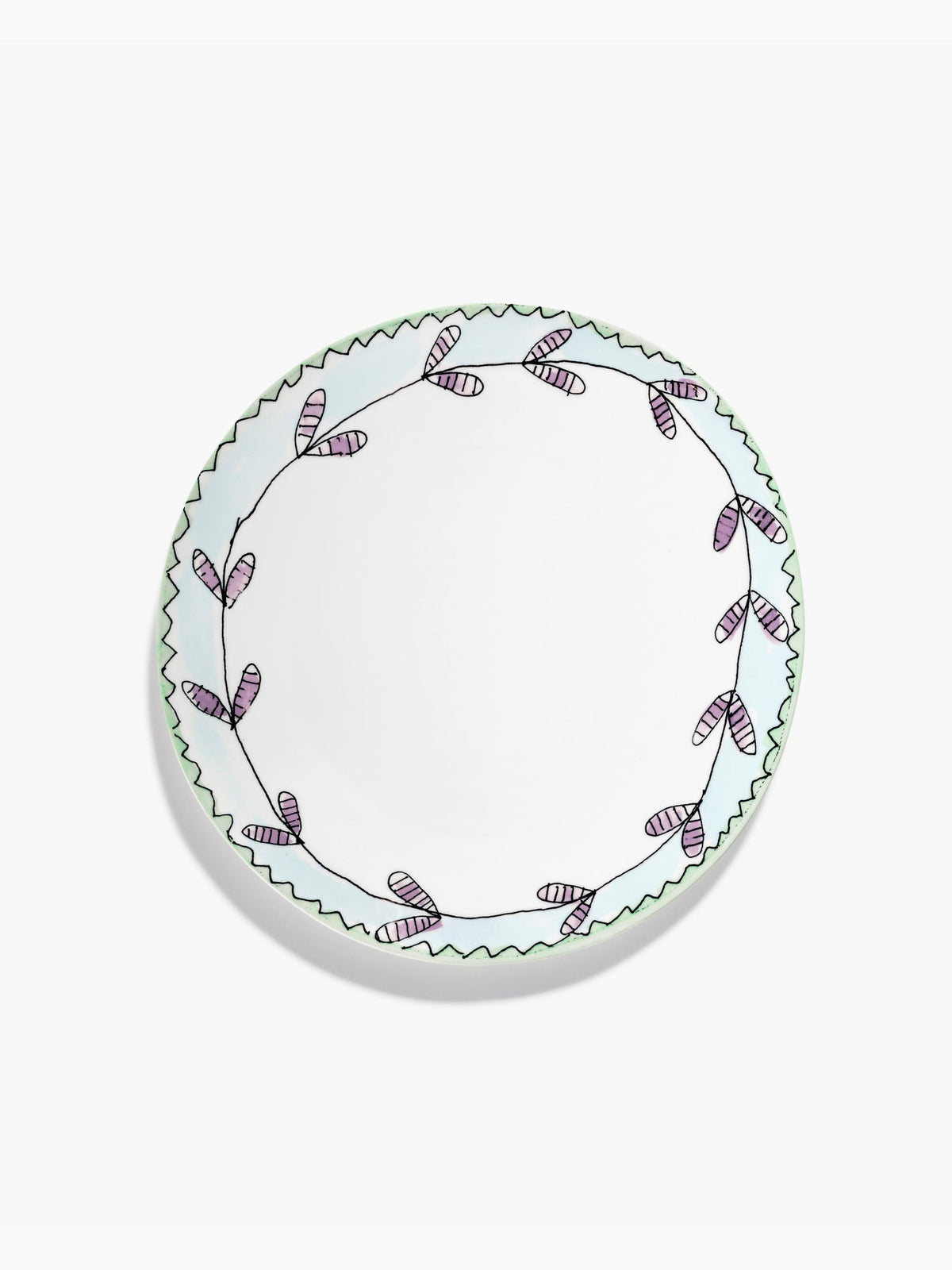 Midnight Flowers Dinner Plate, Blossom Milk, Serax (3)