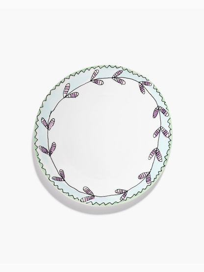 Midnight Flowers Dinner Plate, Blossom Milk, Serax (3)