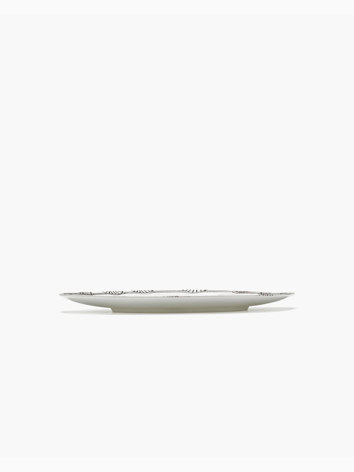 Midnight Flowers Serving Plate S, Mirtillo Nude, Serax (3)