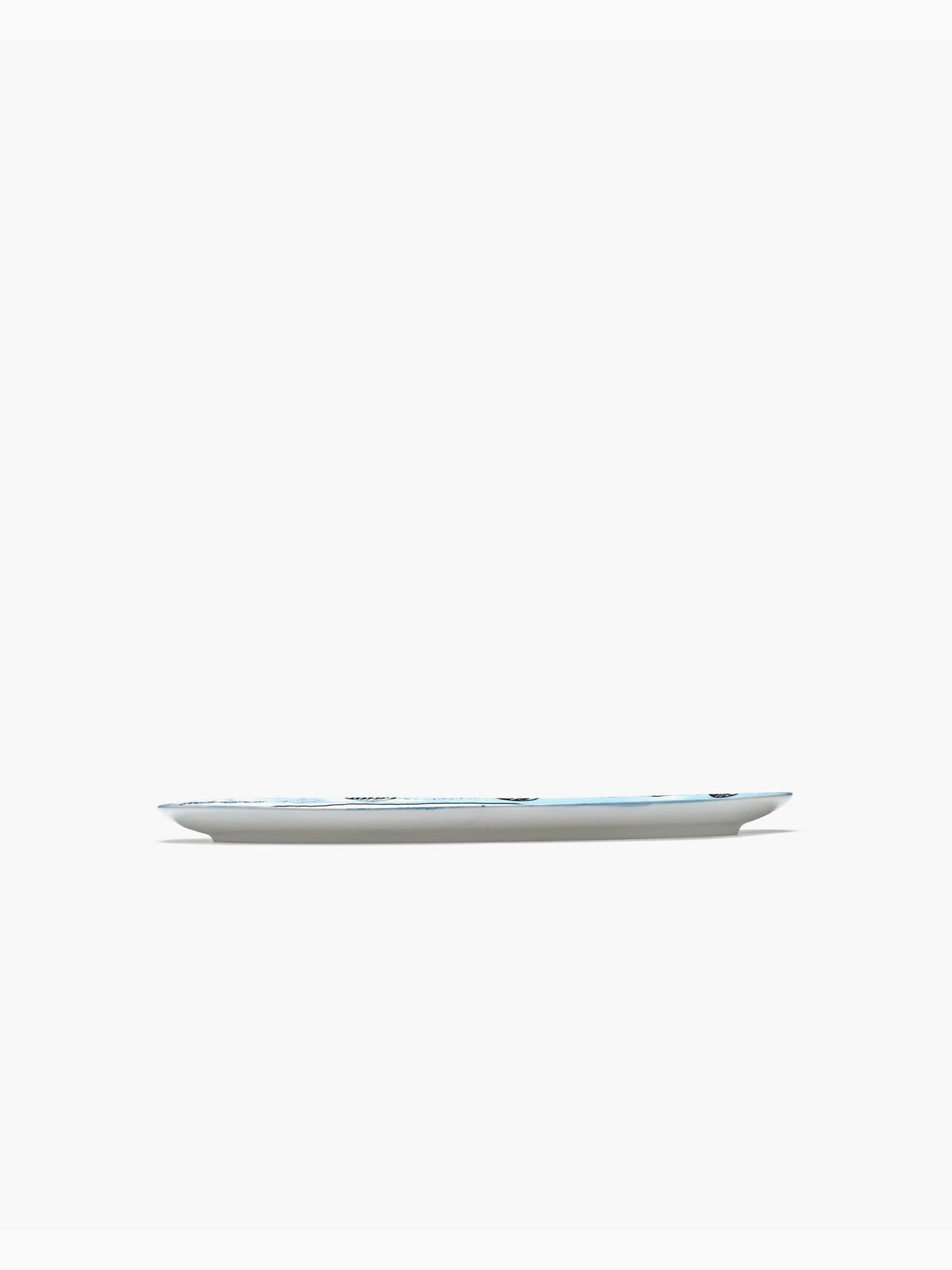 Midnight Flowers Oval Plate °2 S, Camelia Aubergine, Serax (4)
