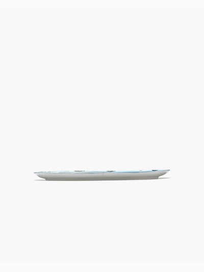 Midnight Flowers Oval Plate °2 S, Camelia Aubergine, Serax (4)