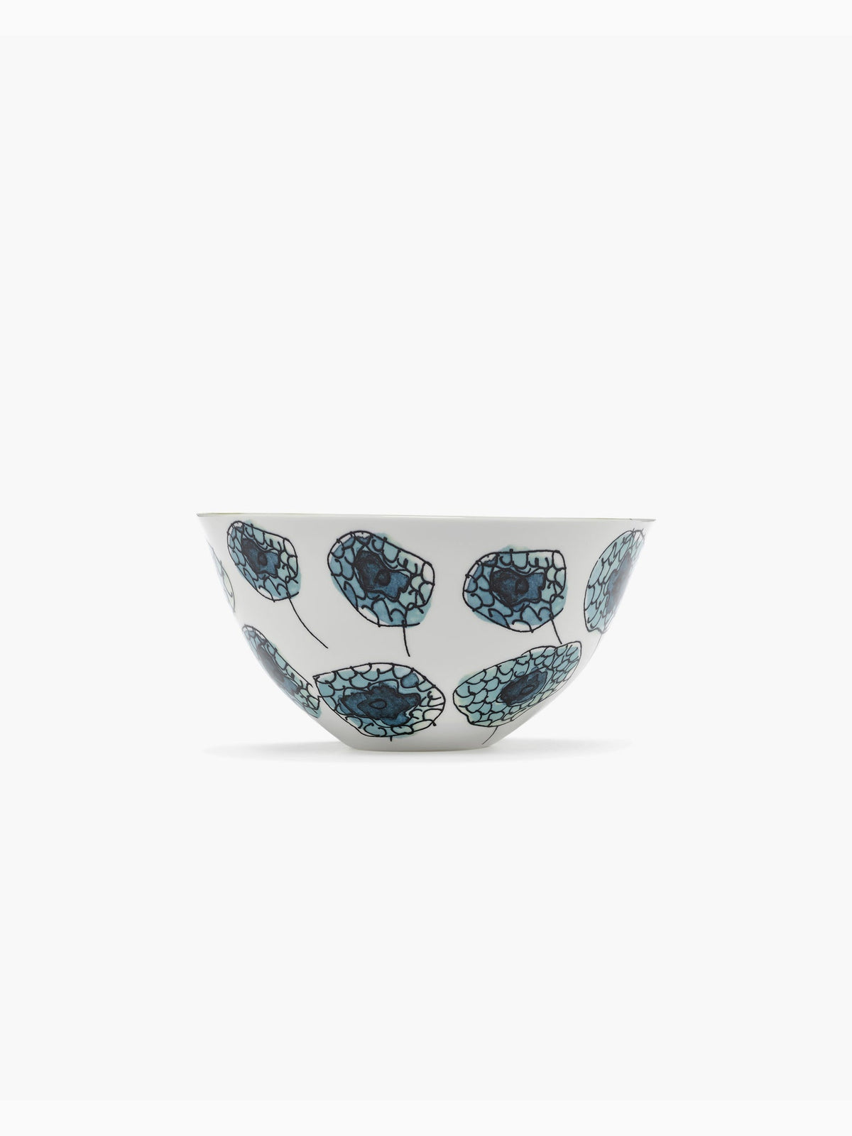 Midnight Flowers Serving Bowl L, Anemone Vaniglia, Serax (3)