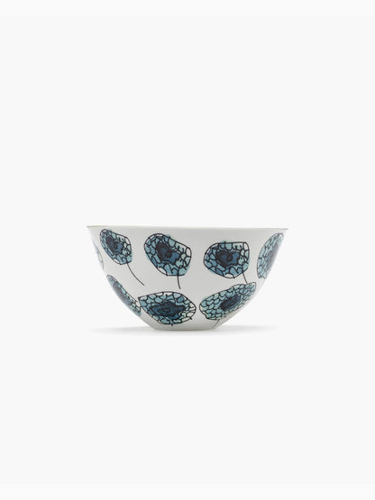 Midnight Flowers Serving Bowl L, Anemone Vaniglia, Serax (3)