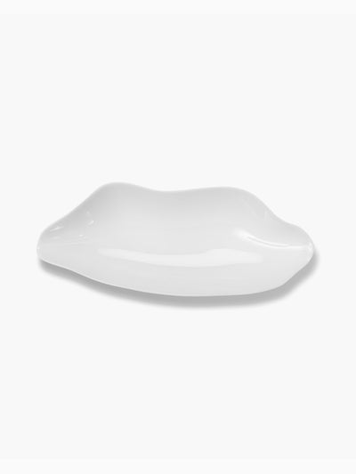 Perfect Imperfection Fungus Breakfast Plate, White, Serax (4)