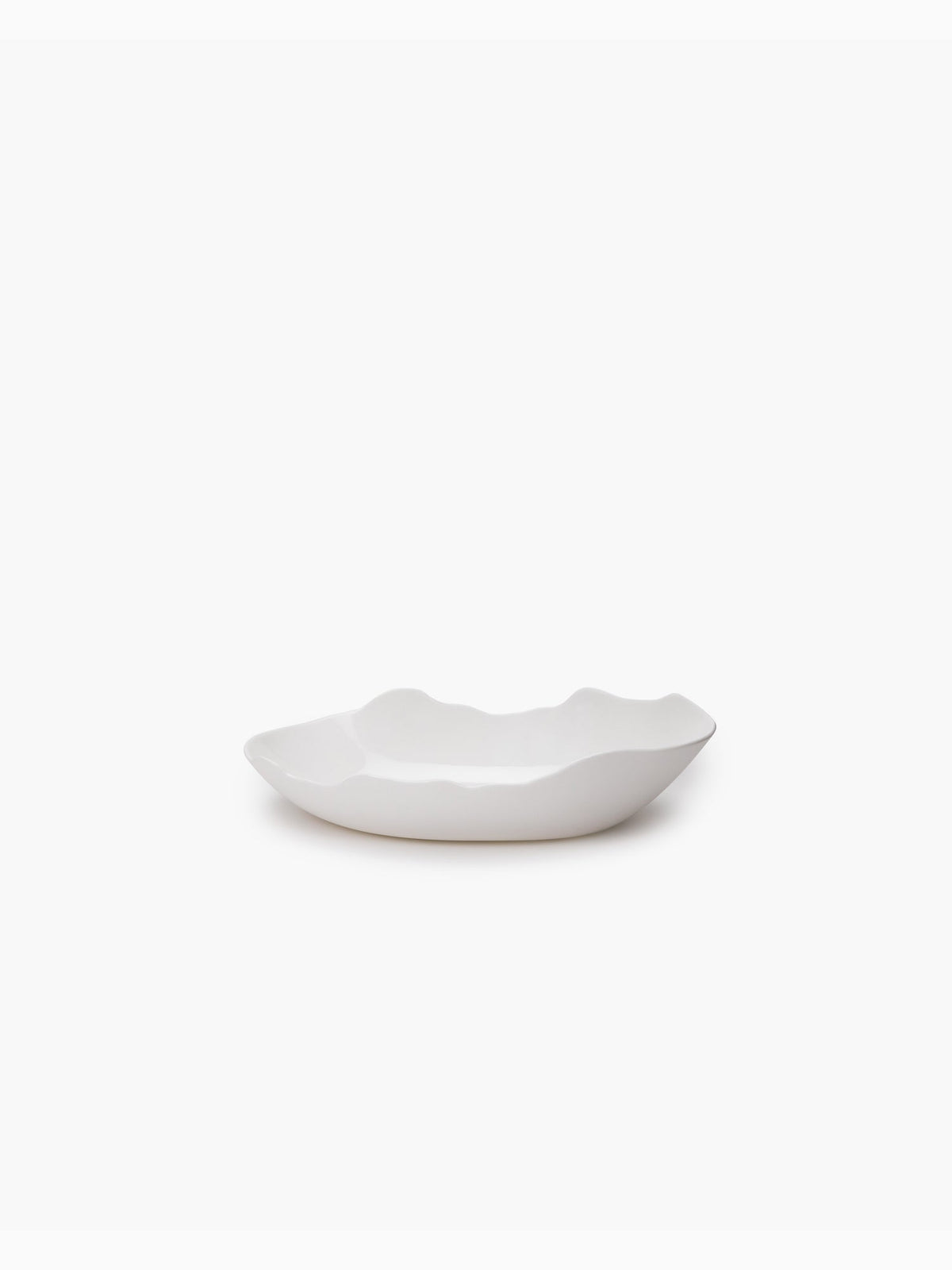 Perfect Imperfection Deep Oval Plate, White, Serax