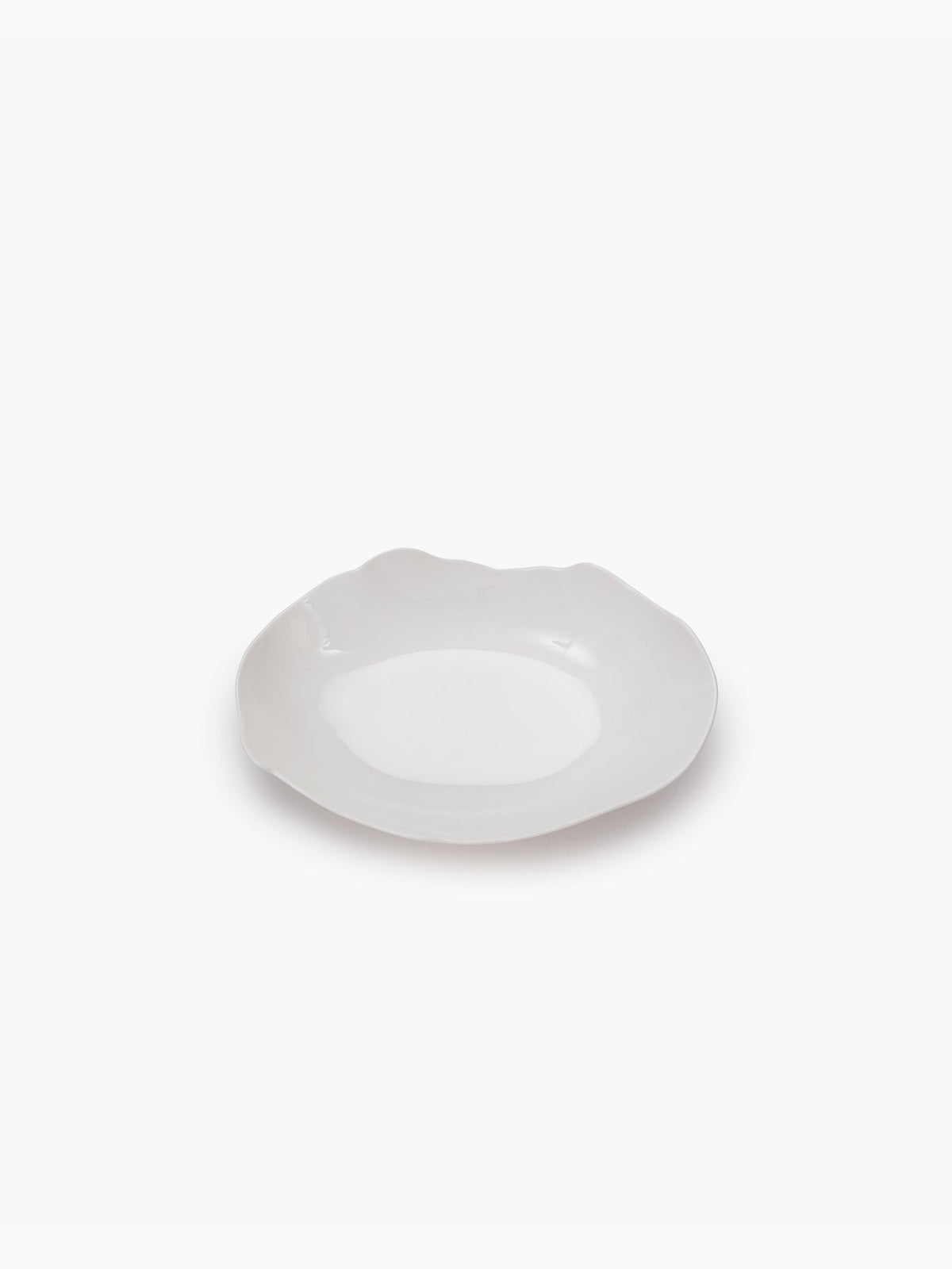 Perfect Imperfection Deep Oval Plate, White, Serax (3)