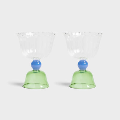 GLASS TULIP SET 2