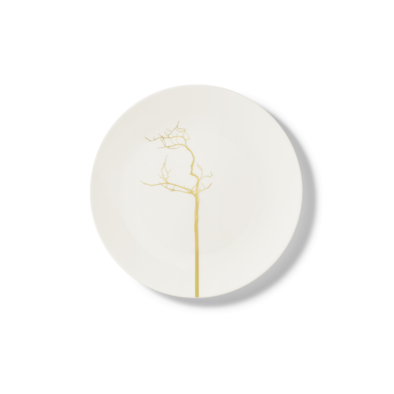 DESSERT PLATE GOLDEN FOREST