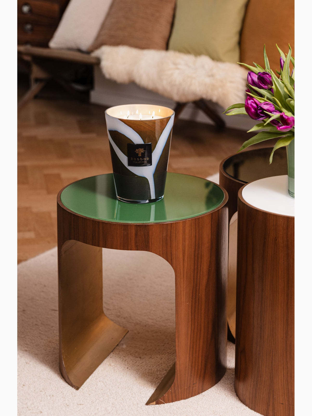 Stones Agate Scented Candle, Max 10, Baobab Collection (2)