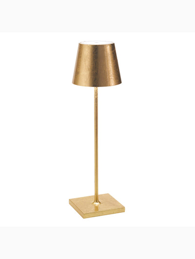 Poldina Pro Table Lamp, Gold Leaf, Zafferano