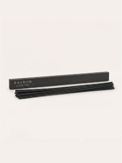 Diffuser Sticks, Black, 70 cm, Baobab Collection