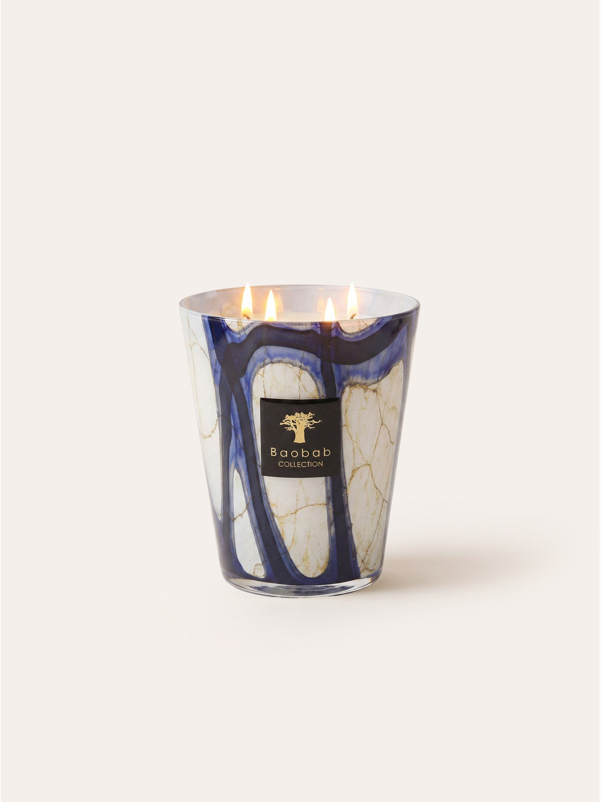 Stones Lazuli Scented Candle, Max 16, Baobab Collection
