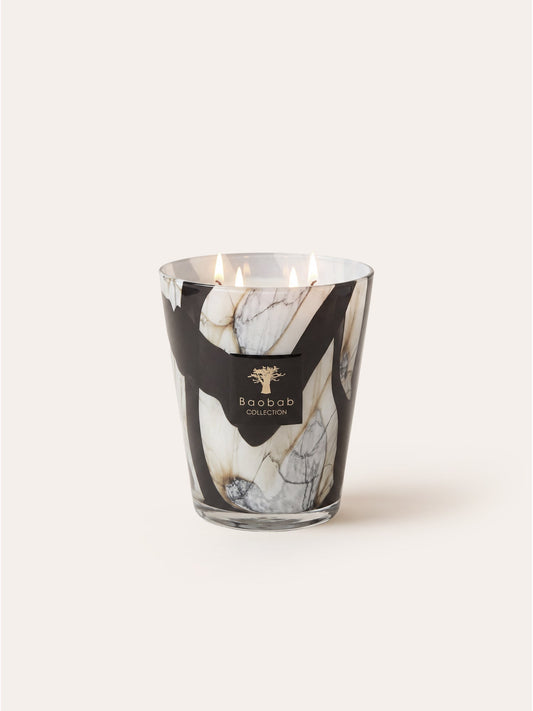 Stones Marble Scented Candle, Max 16, Baobab Collection
