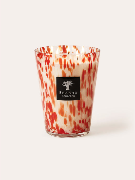 Pearls Coral Scented Candle, Max 24, Baobab Collection