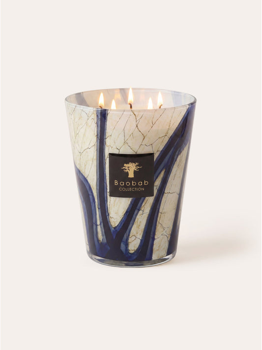 Stones Lazuli Scented Candle, Max 24, Baobab Collection