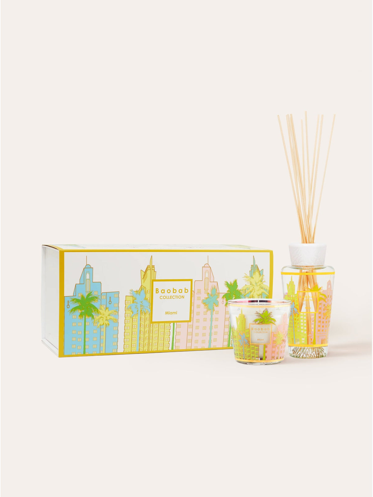 My First Baobab Miami Candle & Diffuser Gift Box, Baobab Collection