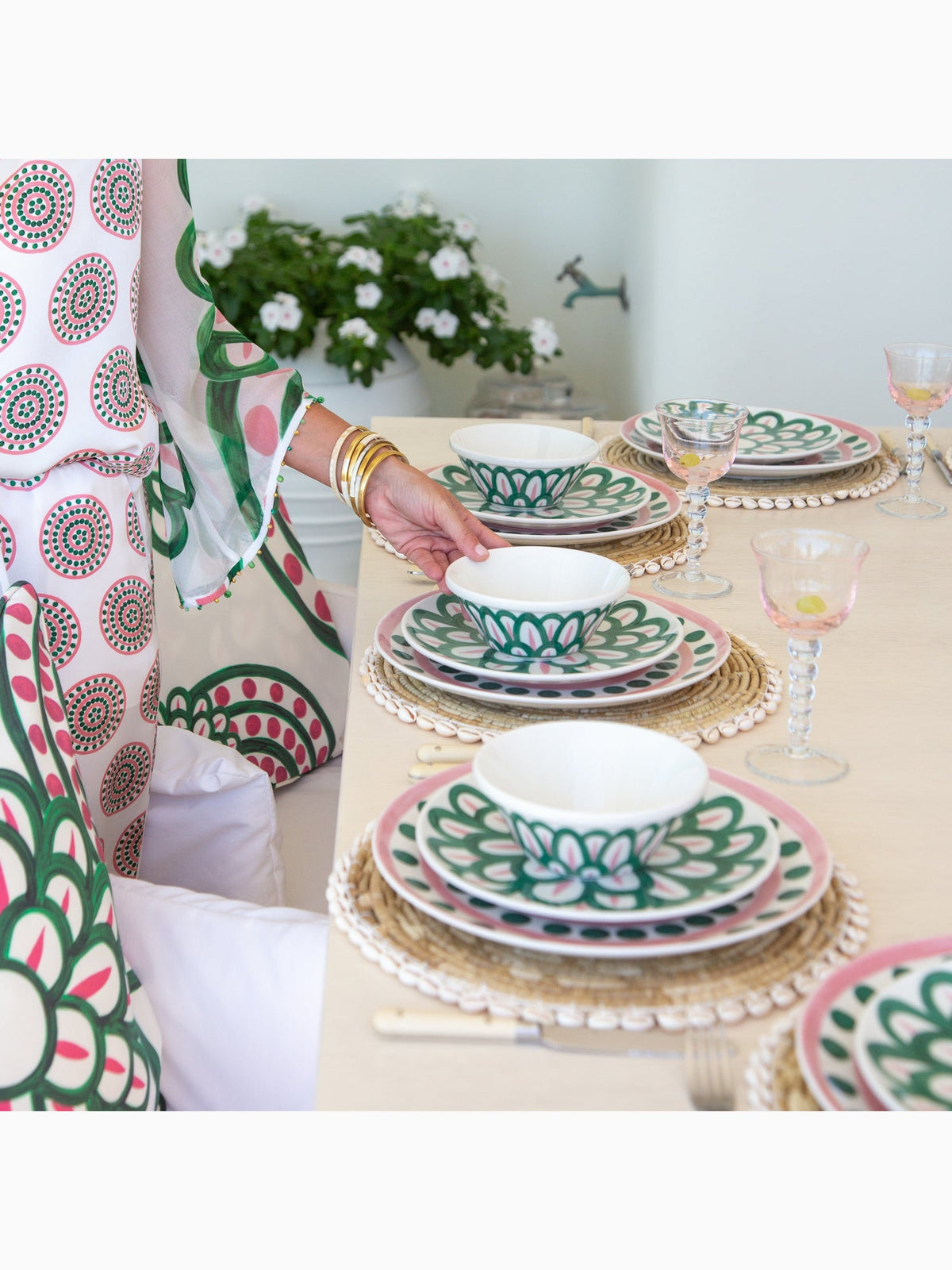 Symi Bowl, Green and Pink, Themis Z (3)