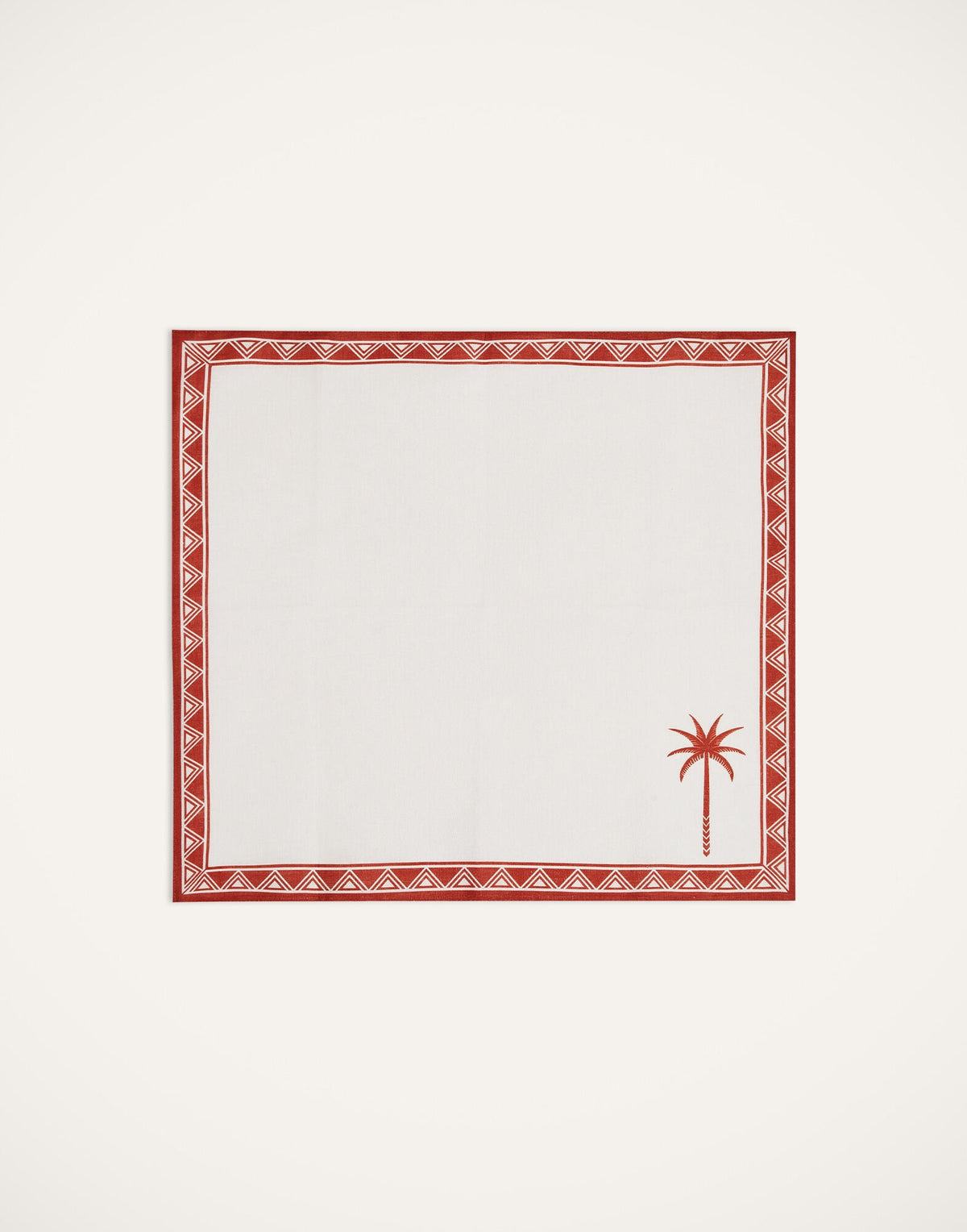 Date Palms Large Napkins Set of 2, Brick, La DoubleJ (3)