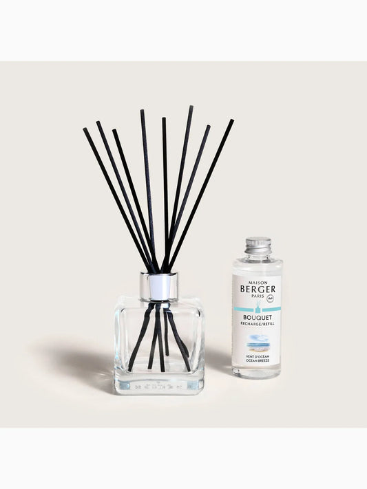 Ocean Breeze Cube Reed Diffuser, Lampe Berger
