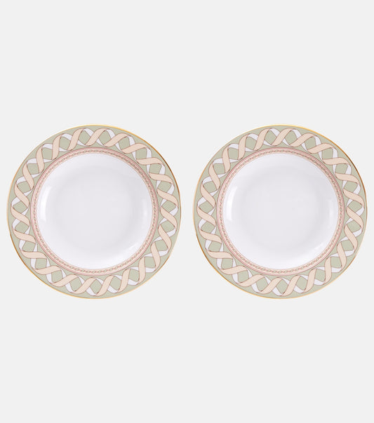 Odysseus Soup Plates Set of 2, La DoubleJ