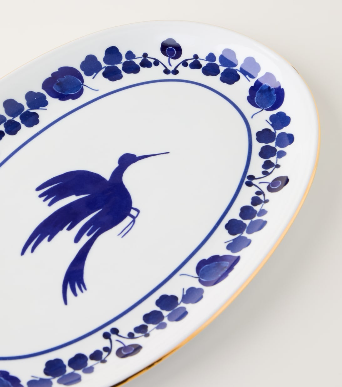 Wildbird Oval Platter, Blue, La DoubleJ (3)