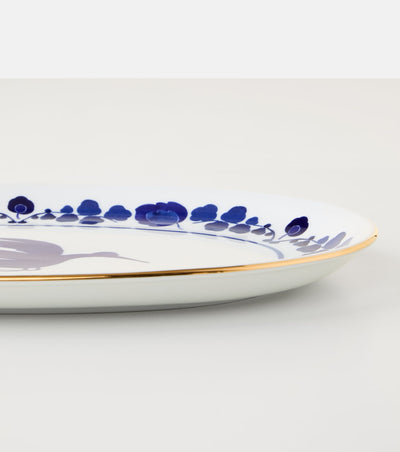 Wildbird Oval Platter, Blue, La DoubleJ (4)